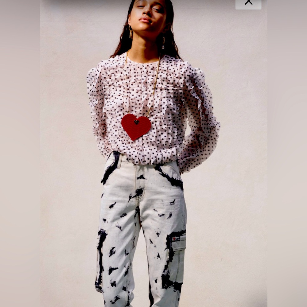 Giambattista Valli x H&M blouse, like new